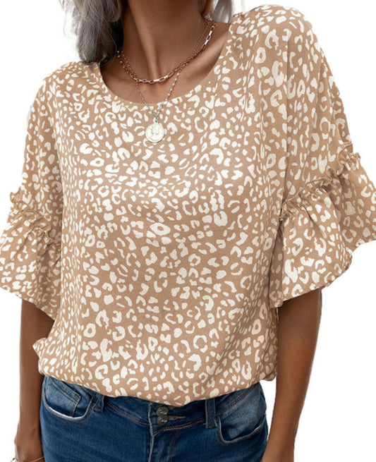 Brown Cheetah Shirt