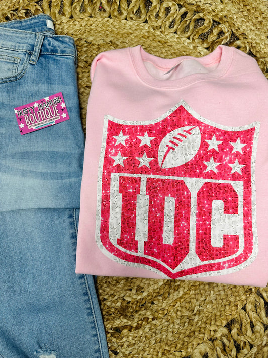 IDC Faux Sequin Sweatshirt