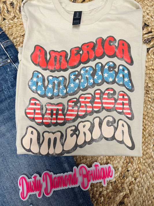 Retro America Gildian T shirt