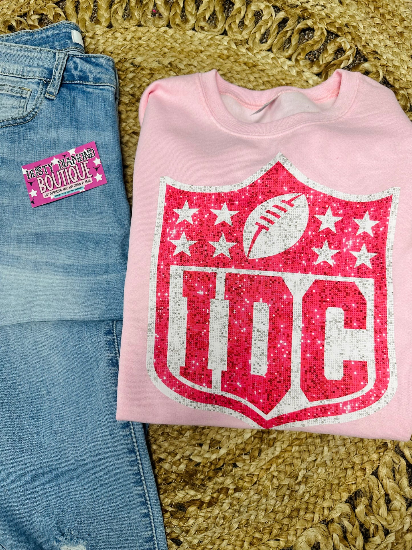 IDC Faux Sequin Sweatshirt