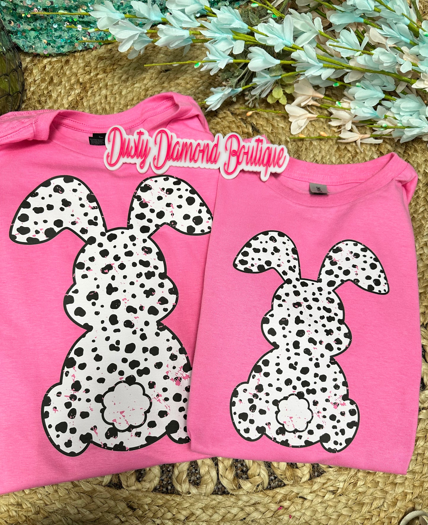 ADULT spotted Bunny T shirt