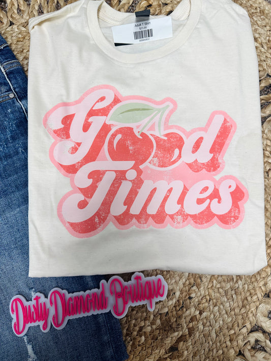 Good Times Cherry Cream gildian t shirt