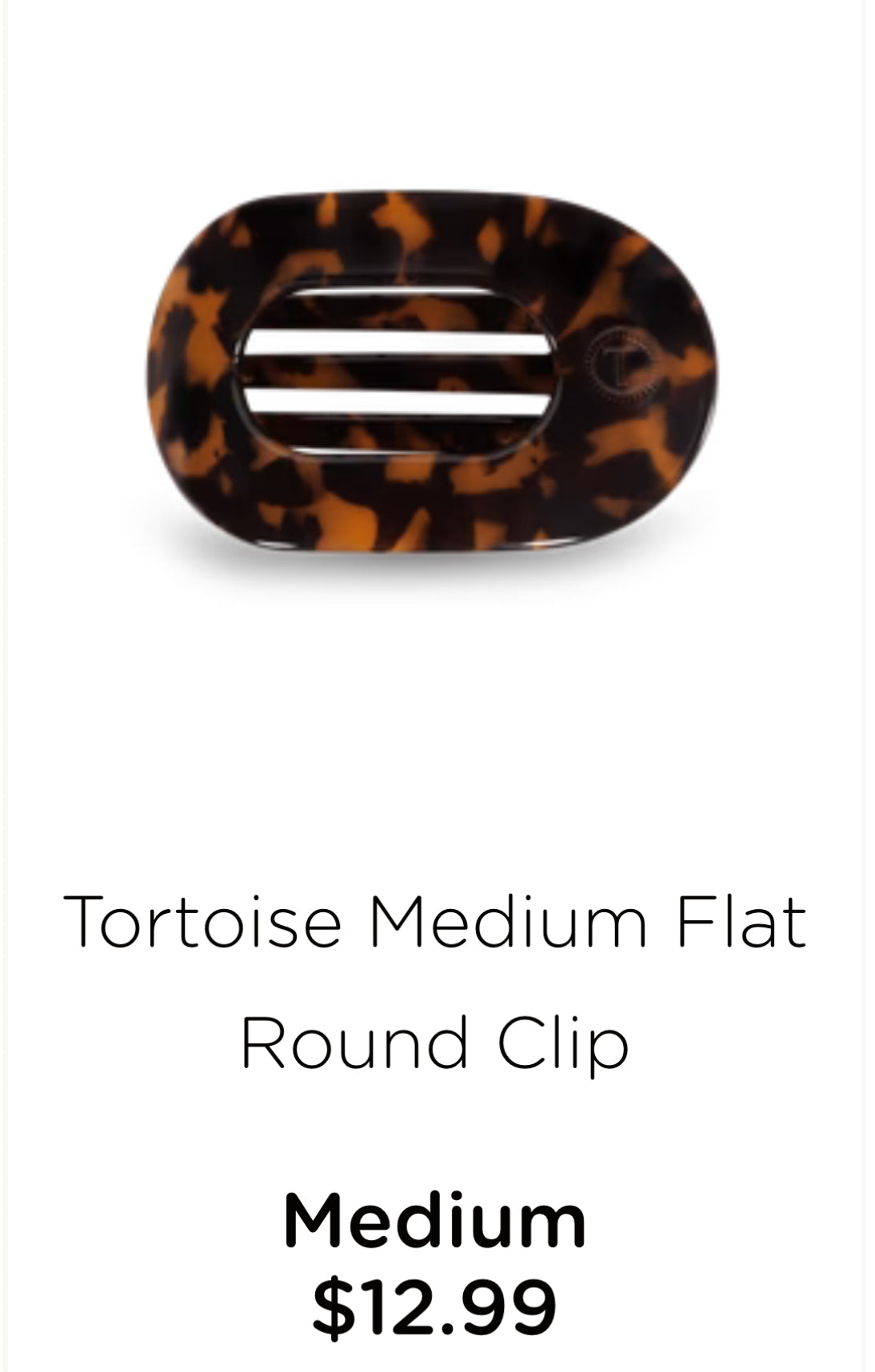 Teletie Flat around Hair Clip