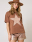 Studded Star Oversized Tee