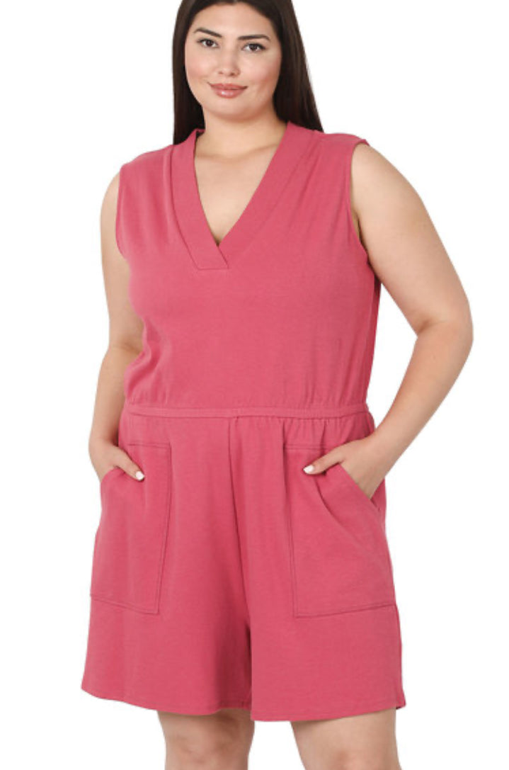 Plus Size Romper