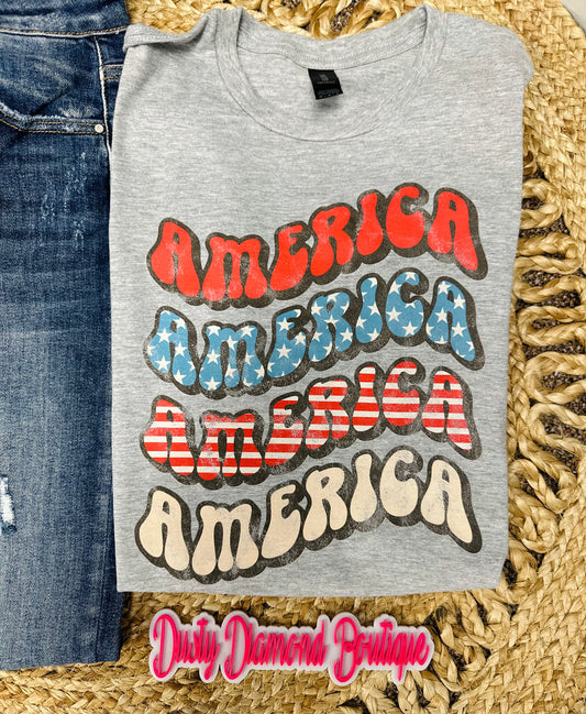 Retro America Gildian T shirt