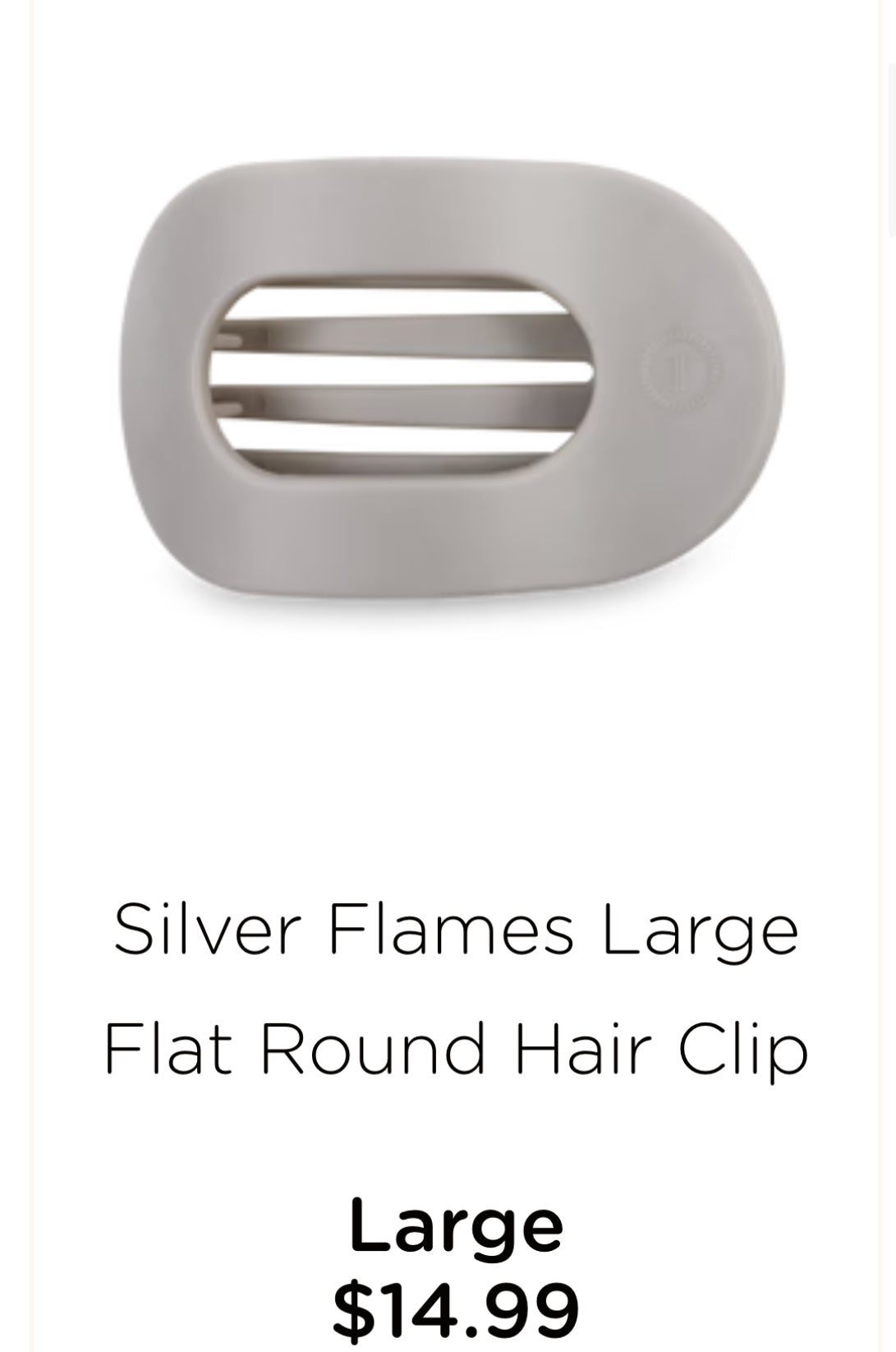 Teletie Flat around Hair Clip