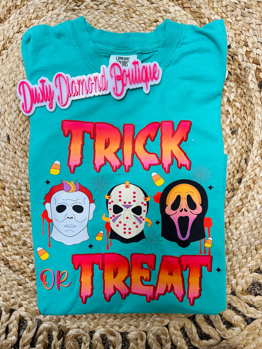 Trick or Treat Villain Comfort Color T shirt