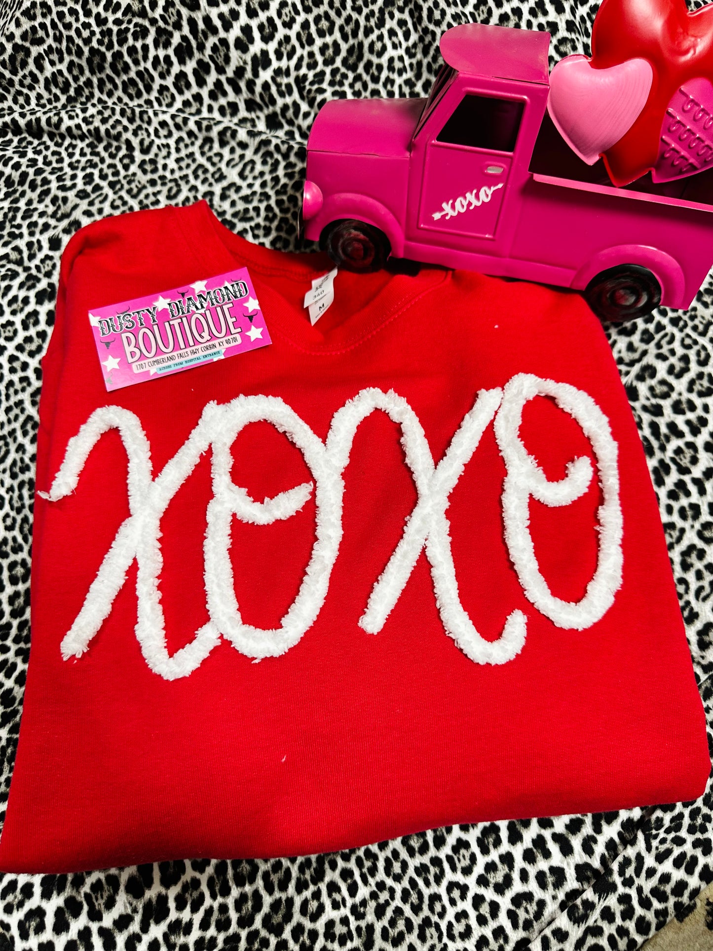 XOXO embroidered Red