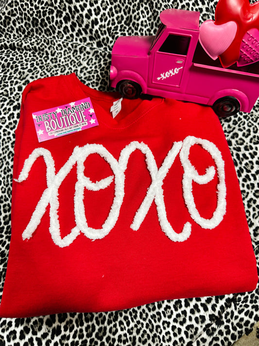 XOXO embroidered Red