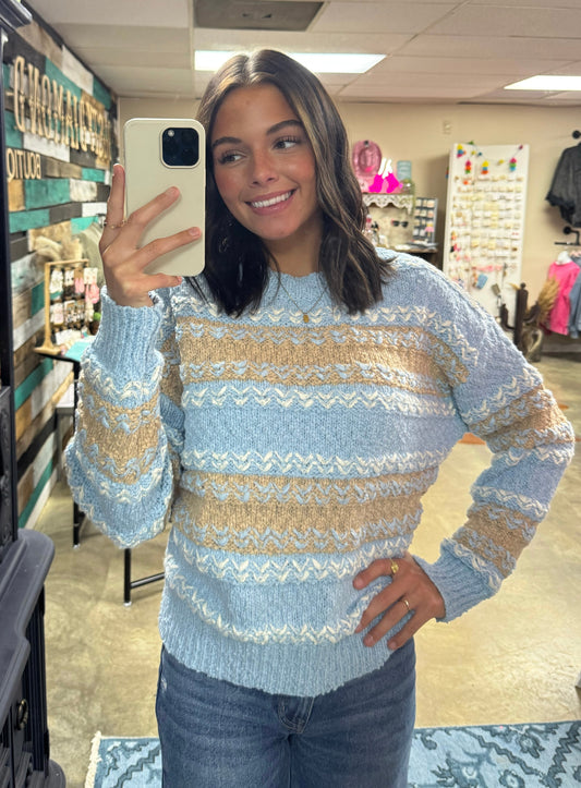 Baby Blue Bliss Sweater