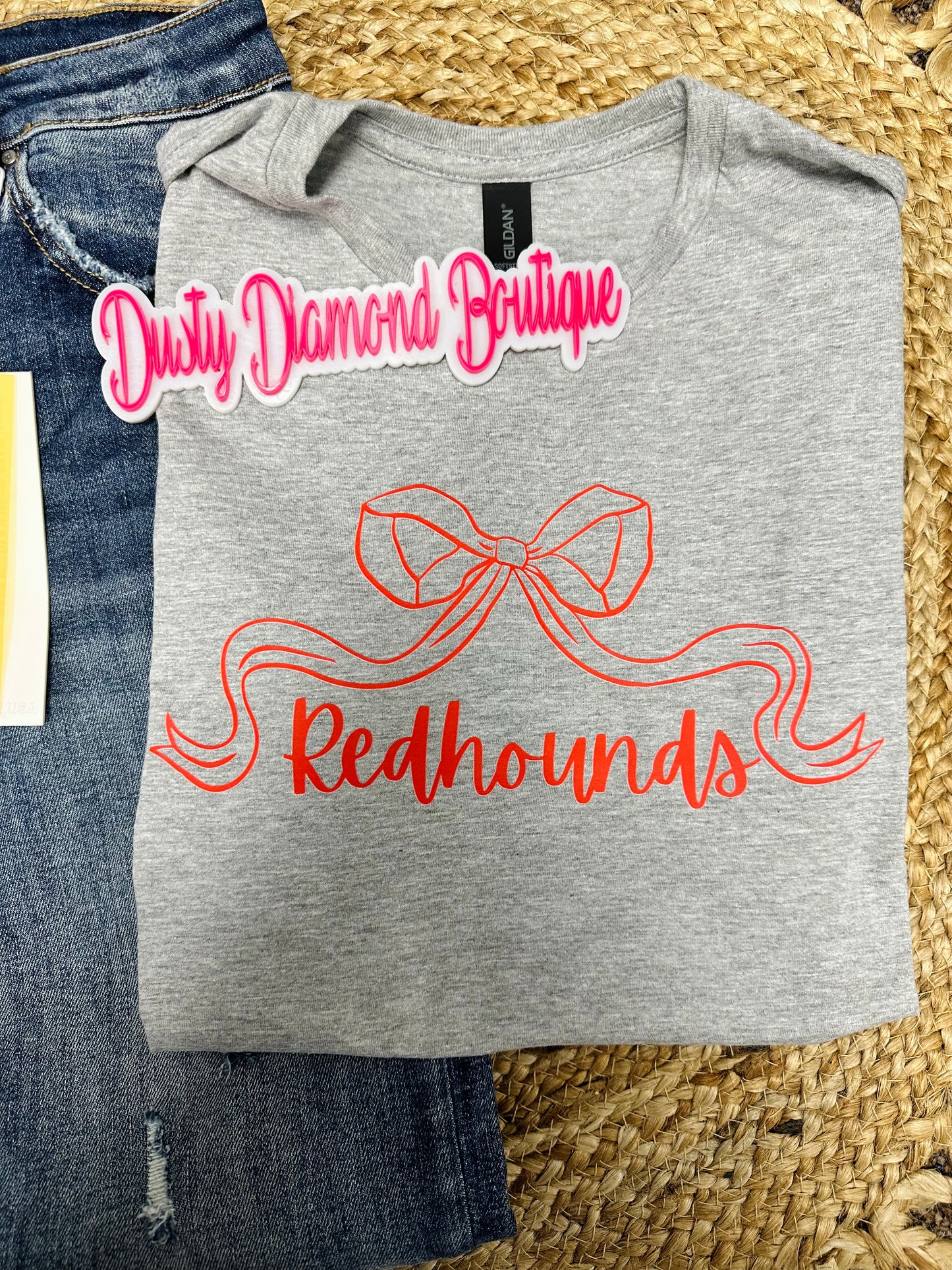 Redhounds Bow T shirt