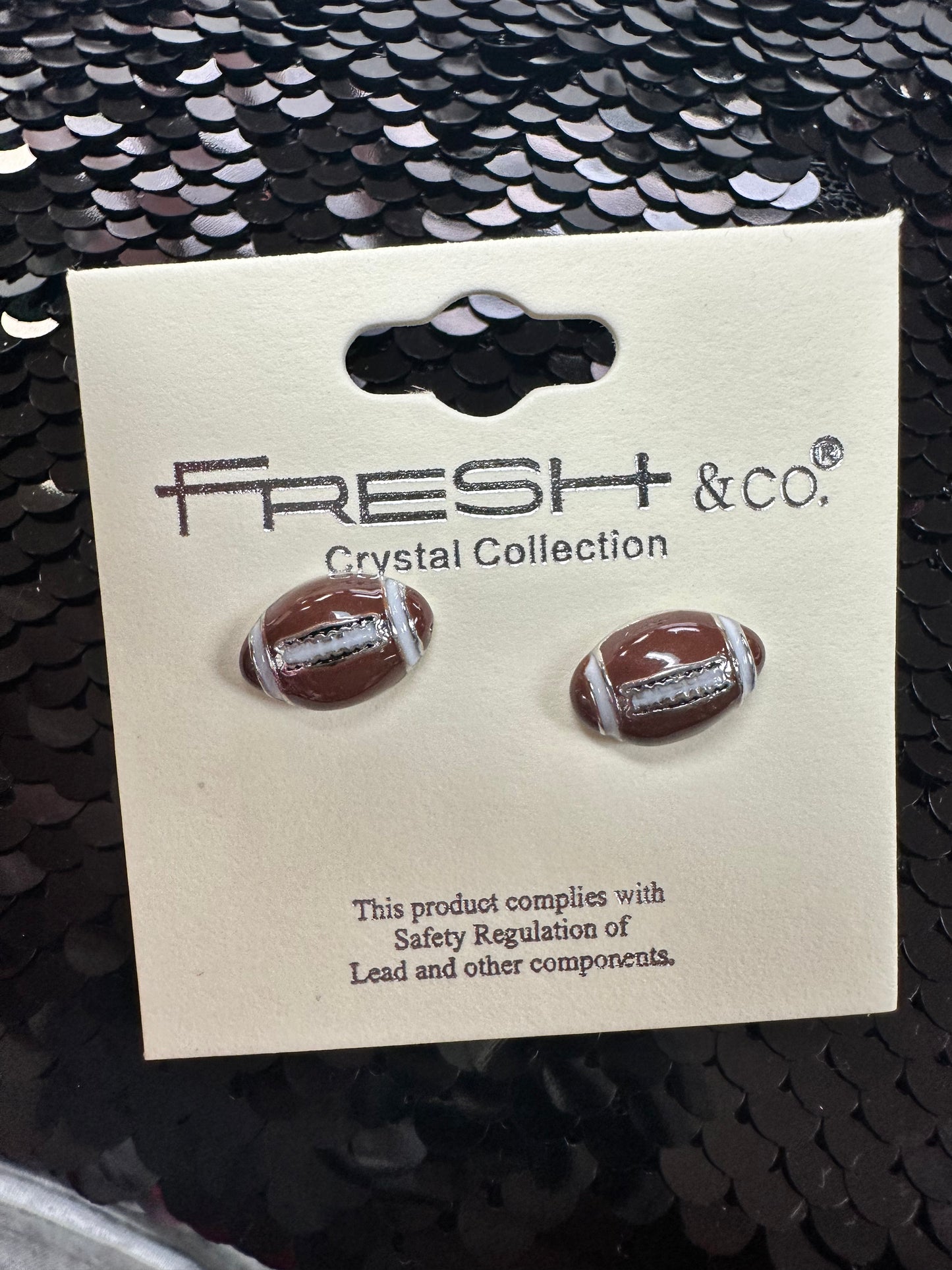 Football Earrings