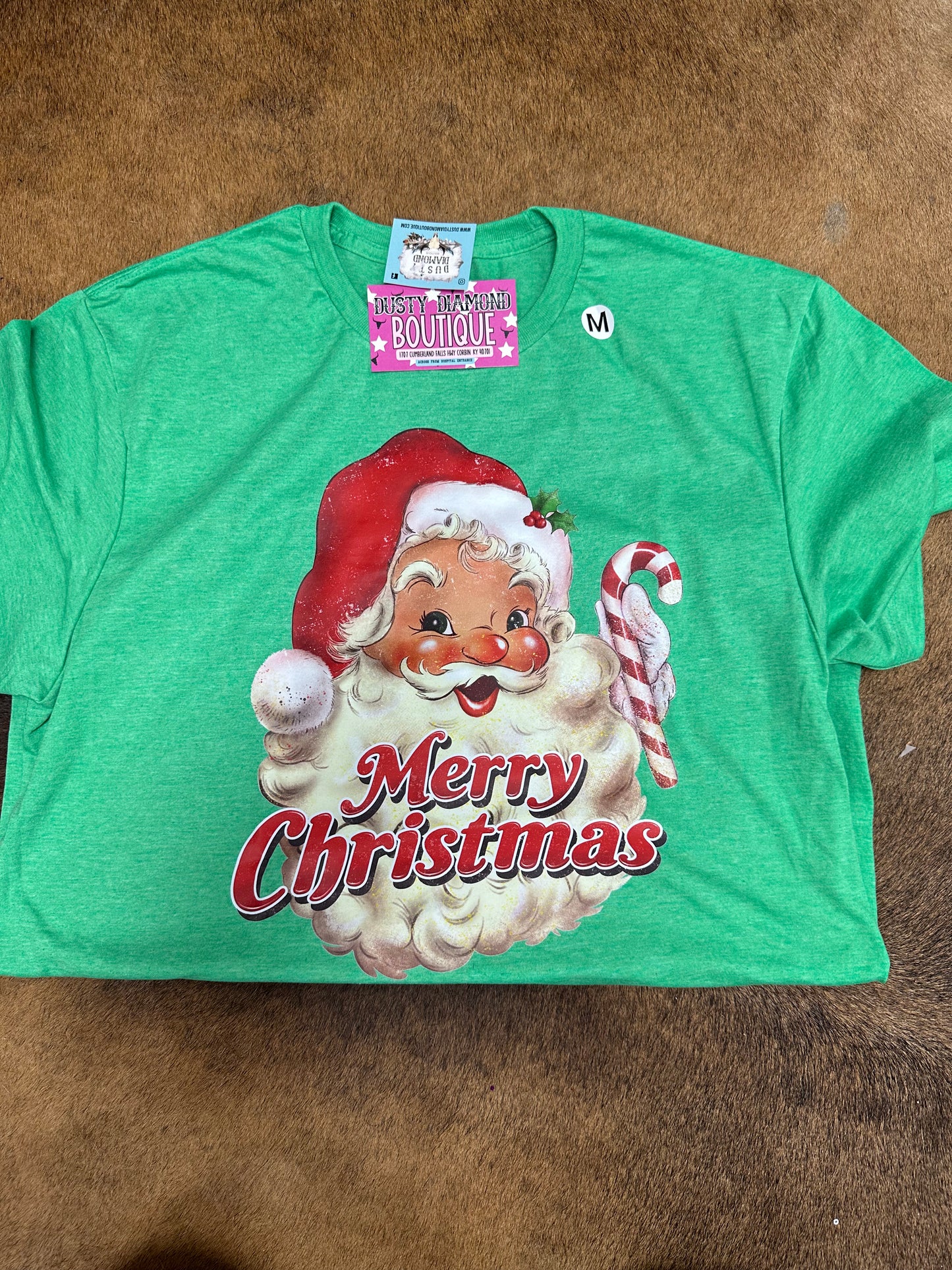 Merry Christmas Candy Cane Tee