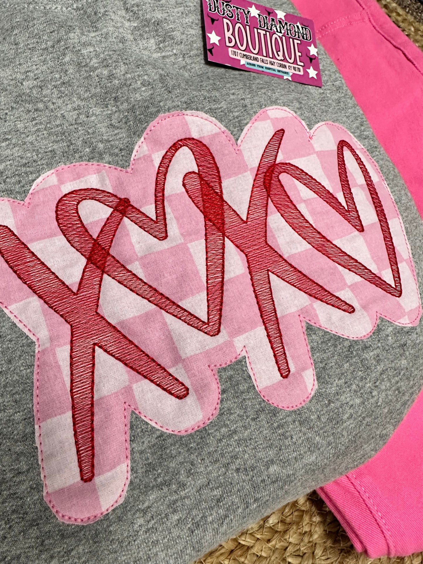 Embroidery XoXo Appliqué