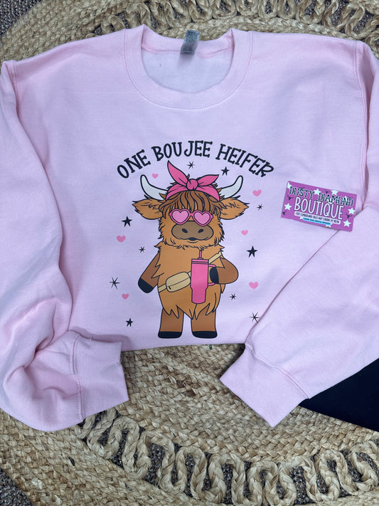 Boujee Heifer Crewneck