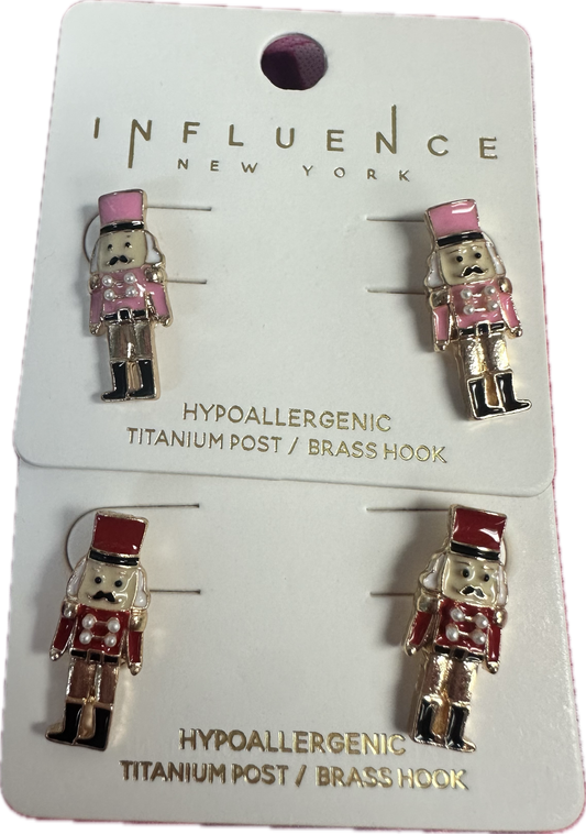 Nutcracker Stud Earrings