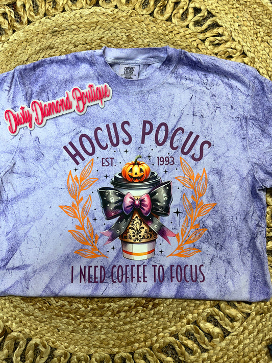 Iced Coffee Focus Comfort Colors Tee