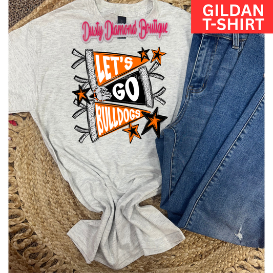 Let's Go Bulldogs Gildan T-shirt