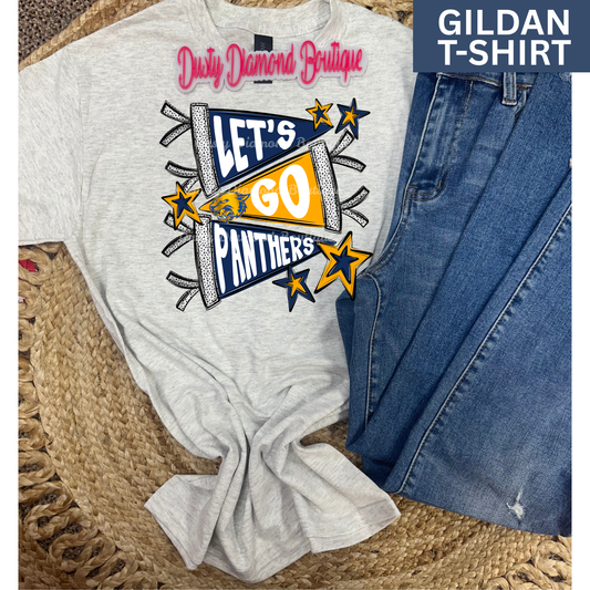Let's Go Panthers Gildan T-shirt
