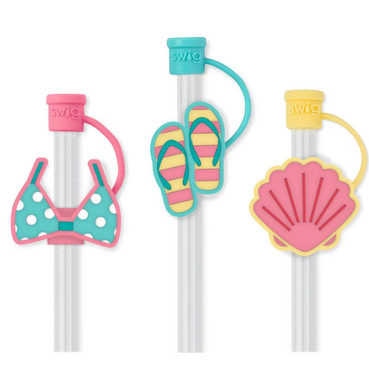 SWIG Errbody at the Beach Straw Topper Set
