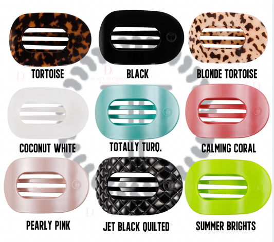 Teletie Flat Round Clip