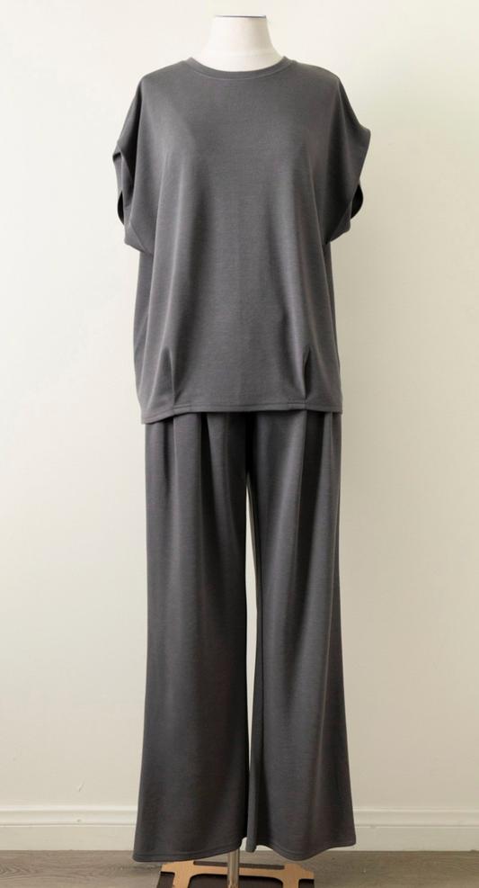 Charcoal Comfort Pant Set