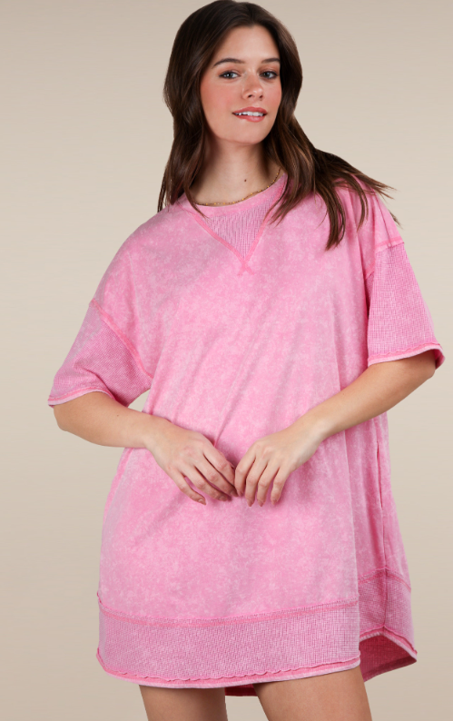 Ribbed T-Shirt Dress