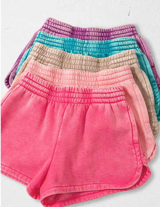 Acid Wash Shorts