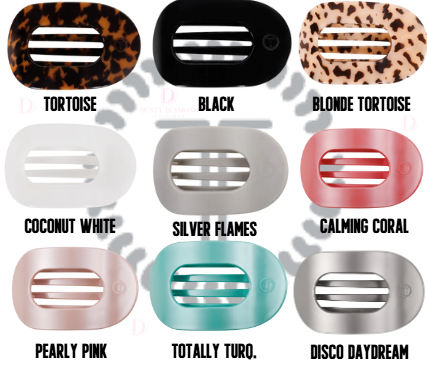Teletie Flat Round Clip
