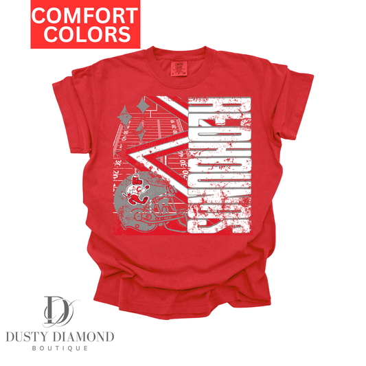 Redhound Football Comfort Color T-shirt