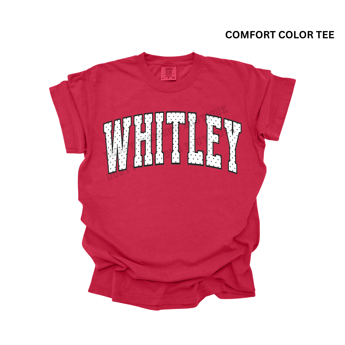 Whitley Polkadot Comfort Color T-Shirt