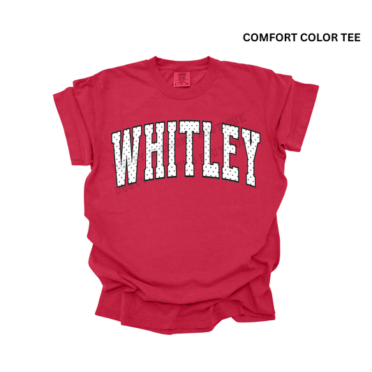 Whitley Polkadot Comfort Color T-Shirt